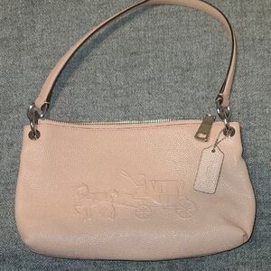 Coach Blush Pink Leather Shoulder Bag